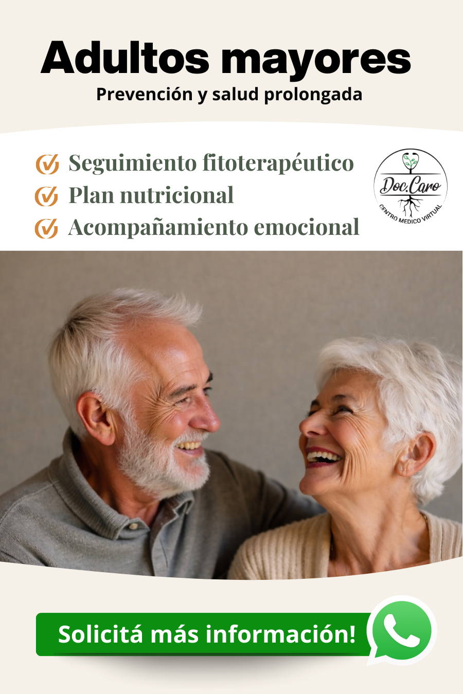 Plan Adultos Mayores - Doc.Caro Centro Médico Virtual