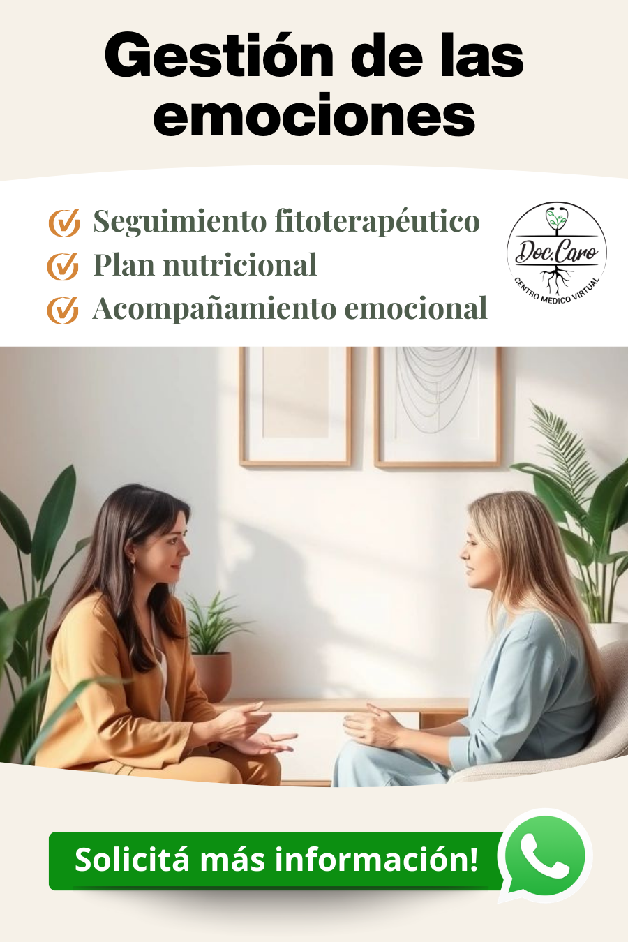 Plan Gestión de Emociones - Doc.Caro Centro Médico Virtual