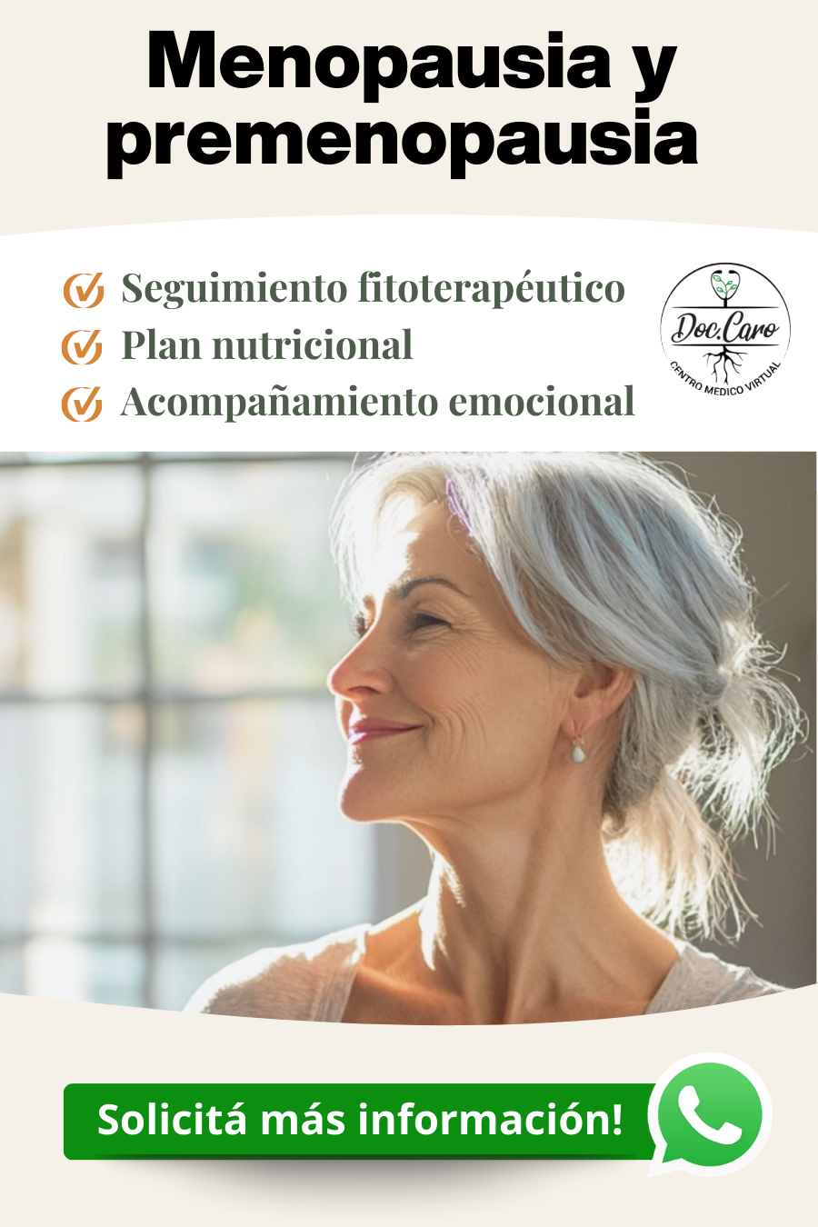 Plan Menopausia y Premenopausia - Doc.Caro Centro Médico Virtual