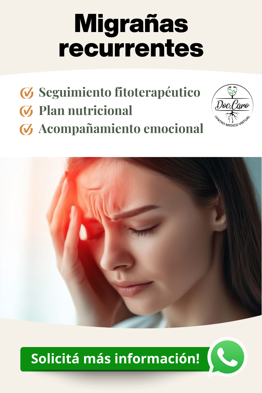 Plan Migrañas Recurrentes - Doc.Caro Centro Médico Virtual