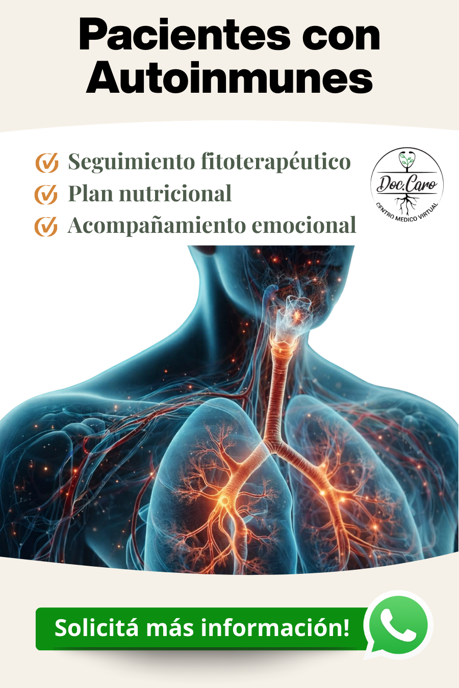 Plan Pacientes con Autoinmunes - Doc.Caro Centro Médico Virtual