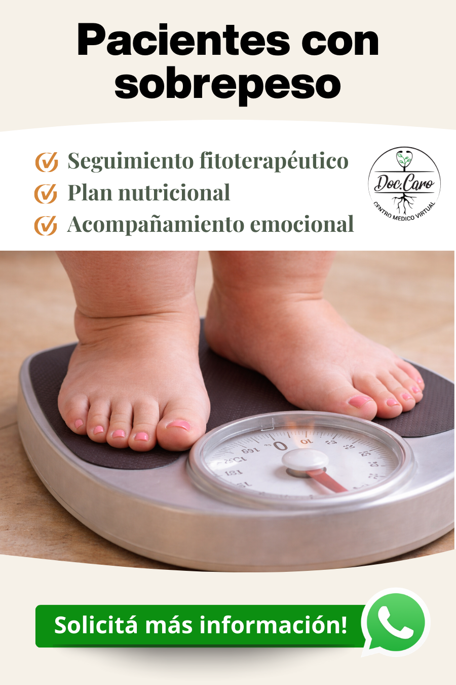 Plan Pacientes con Sobrepeso - Doc.Caro Centro Médico Virtual