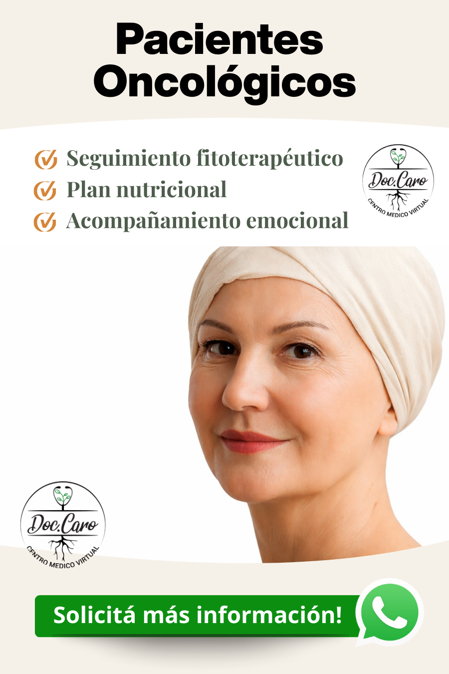 Plan Pacientes Oncológicos - Doc.Caro Centro Médico Virtual